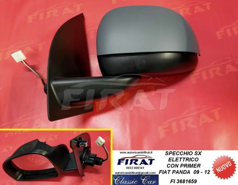 SPECCHIO FIAT PANDA 09 - 12 SX ELETTR. - Clicca l'immagine per chiudere